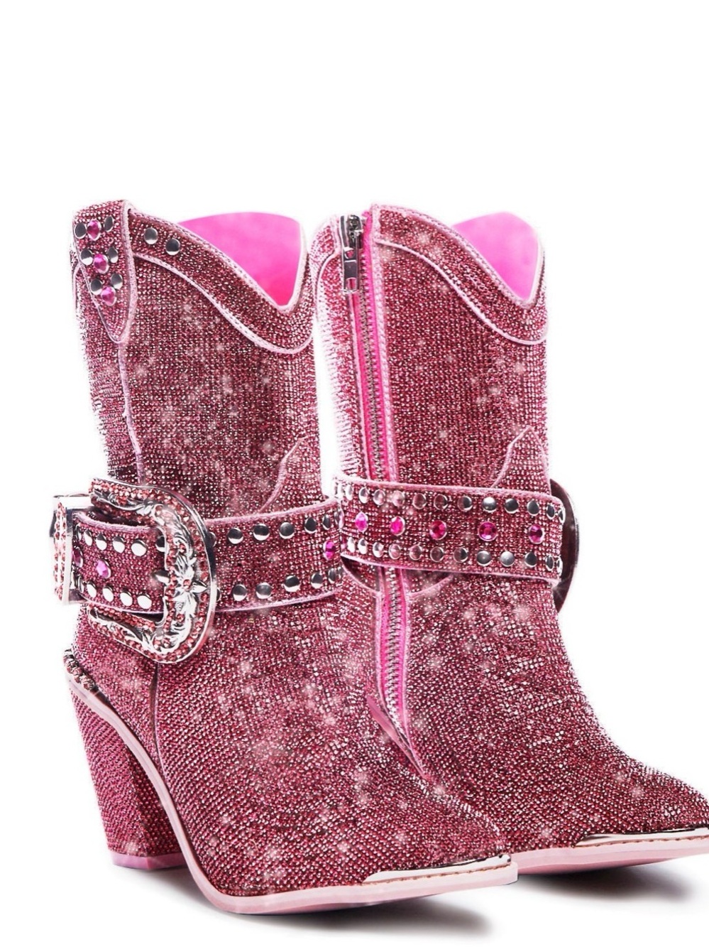 CLUB EXX Rhinestone Sheriff Shine Cowboy Boots